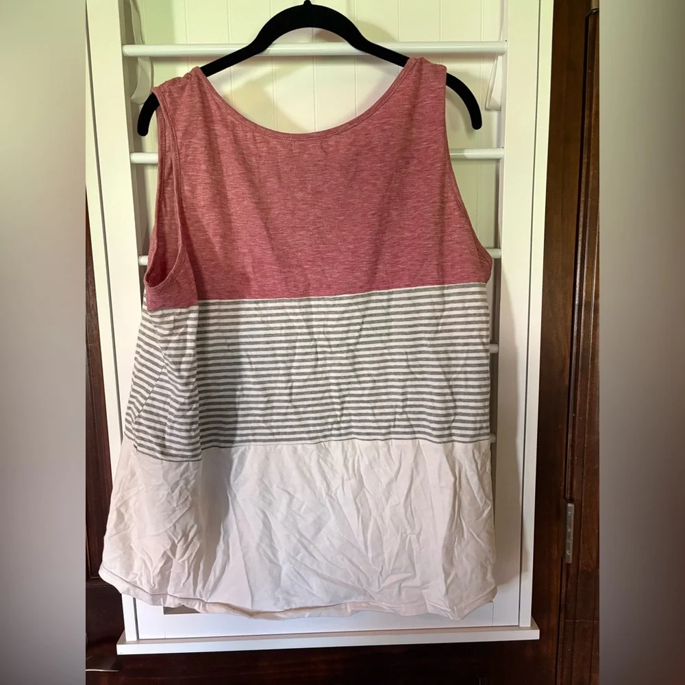 Hount XXL Pink/White/Gray Tank Top - Picture 4 of 4